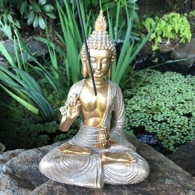 Gold Rulai Buddha Incense Holder 21cm • 16.95$
