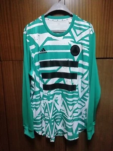 Adidas #10 Mens Tan Adv Jersey Football Soccer White Green Comfort Rare Size XL - Picture 1 of 8