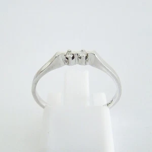 Ring Weißgold 333er Diamanten 8 kt Brillant Goldschmuck Edelsteine - Bild 1 von 5