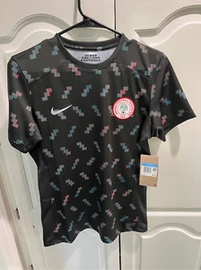 Nike Fútbol Mundial 23 Nigeria Stadium camiseta local en negro talla grande - Imagen 1 de 5