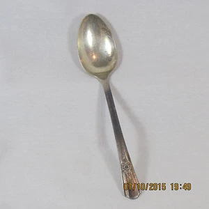 International Silver Desire Teaspoon silverplate 1940 floral no monogram - Picture 1 of 12