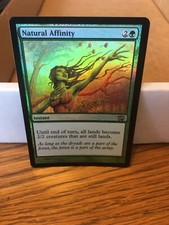 Natural Affinity - Foil LP MTG Eighth Edition 8th Magic