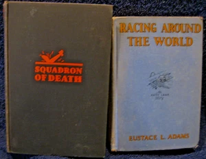 Squadron Of DEATH By Dick Grace 1937 & ANDY LANE 1928 Vintage Flying HC books - Picture 1 of 4