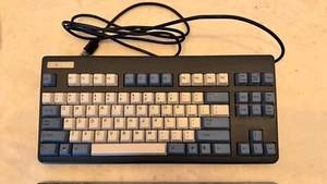 Realforce 87U 10th Anniversary Variable Silent YF110S Grey/Blue & Wrist Rest - Picture 1 of 5