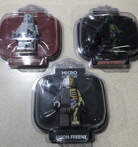 Mighty Jaxx Jason Freeny Micro Anatomic 2015 Set of 3 OG Mono Black/Green Lego Cover
