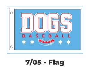 Chicago Dogs 36” x 60” Flag SGA 7/5/24 - Picture 1 of 1