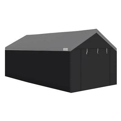 Caravan Canopy 20x10' Carport Tent Sidewalls, Black (Sidewalls Only)(Open Box) - Image 1 of 4