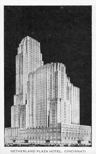 Postcard Netherland Hotel Cincinatti Ohio OH - Picture 1 of 2