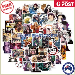 50pcs Demon Slayer 3 Anime Kimetsu no Yai Japan Vinyl Decal Sticker Laptop Phone - Picture 1 of 6