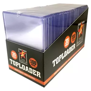 100 pack of 35pt Card Armour Top Loaders - Picture 1 of 1