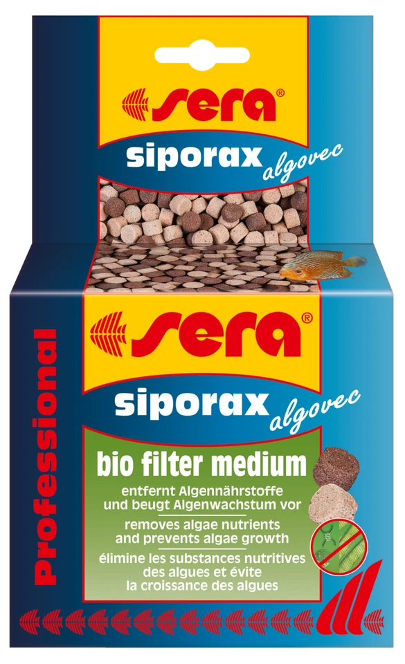 Sera siporax algovec bio Filtermedium 210g Filtermaterial HMF Mattenfilter - Bild 1 von 1