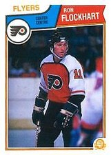 1983-84 O-Pee-Chee Flyers Hockey Card #264 Ron Flockhart