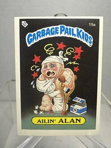 1985 GPK UK mini OS1 card 15a AILIN ALAN Garbage Pail Kids  - Picture 1 of 2