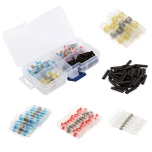 100PCS Solder Sleeve Heat Shrink Butt Waterproof AWG 10-26 Wire Splice Connector - Picture 1 of 11