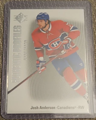 2021/2022 SP Authentic Profiles - Josh Anderson #234/1199 - Image 1 of 2