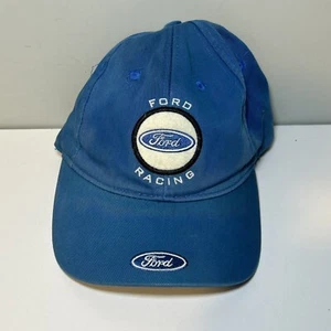 Ford Racing Hat Cap Blue Adjustable Strap Ford Motor Company Licensed NASCAR - Picture 1 of 6