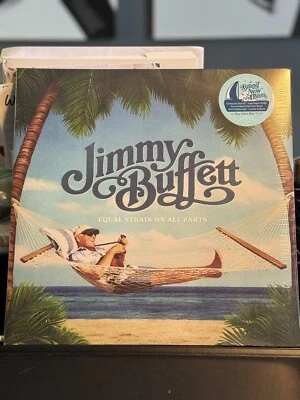 JIMMY BUFFETT EQUAL STRAIN ON ALL PARTS 2LP LIMITED KEY WEST BLUE VINYL SUN8093 - Image 1 of 4