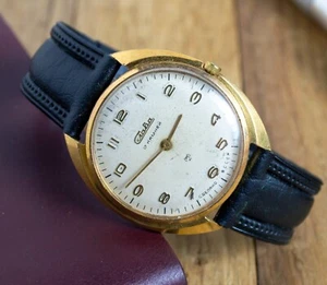 Slava Vintage Herren-Armbanduhr UdSSR sowjetische Serviced Geschenk für Herren - Bild 1 von 7