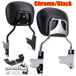 Passenger Backrest Sissy Bar / Docking For Harley Road Street Glide Classic CVO - Imagen 1 de 46
