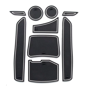 Non-slip Interior Door Slot Pad Rubber Cup Mats For Chevrolet Camaro 2017-2022 - Picture 1 of 11