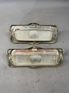 1962-1966 Chevy Truck Hood Parking Turn Signal Light Lens Housing Park C10 C20 - Picture 1 of 11