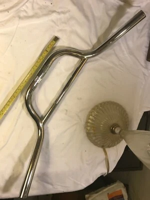 Barra BMX cromada vintage pequeña Foto 1 de 4