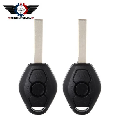 2x Mando a distancia para BMW X3 Z4 2003 2004 2005 2006 2007 2008 2009 3 botones Foto 1 de 4