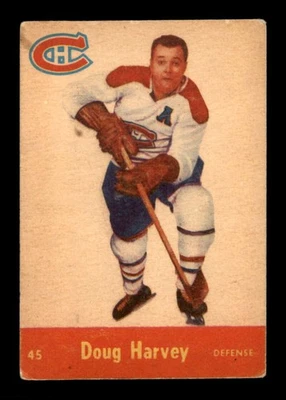 1955 Parkhurst #45 Doug Harvey   G/VG X3311608 - Image 1 of 2