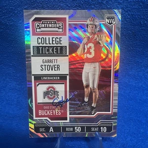 GARRETT STOVER 2025 Panini Ohio State Buckeyes AUTO /199 Swirl BEAUTY - Picture 1 of 5