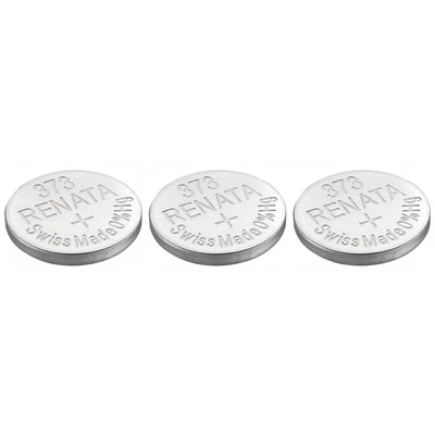 [702634-3] RENATA Lot de 3 Piles bouton Silver Oxyde 373  / SR916 SW  0% mercure - Photo 1/4