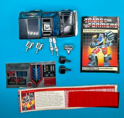 1985 TRAILBREAKER 100% COMPLETE w/TECH SPEC G1 TRANSFORMERS UNUSED HIGH GRADE - Image 1 of 4
