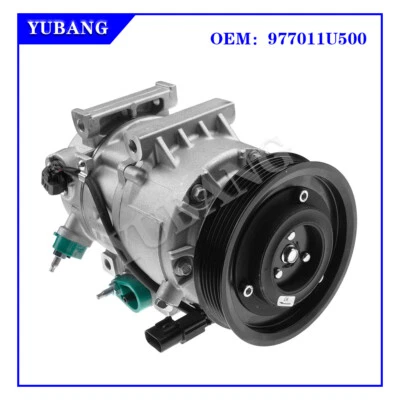 For Kia Sorento 12-14 Hyundai Santa Fe Sport 2013-2018 AC Compressor w/ Clutch - Image 1 of 4
