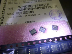 10 pieces M24C08 WMN6 = 24C08 8Kbit I²C BUS EEPROM -40°C to +85°C NEW - Picture 1 of 12