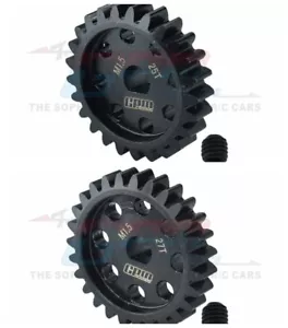 GPM Chrome Steel Motor Gear 25T/27T for TRAXXAS X Maxx 6S/8S 1/6 XRT 8S RC CAR - Picture 1 of 3