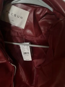 Leather Bomber  Jacket PacSun  - Picture 1 of 6