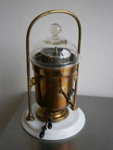 Machine Coffee 19° S Depression Copper Porcelain Coffee Maker Percolator Antique - Picture 1 of 16