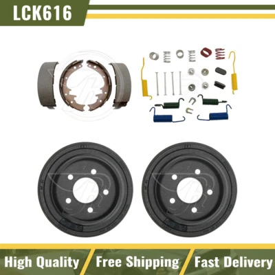 Tambores de freno traseros de 10" y zapatas de freno herrajes resorte para Ford Explorer 1991-1994 Foto 1 de 4