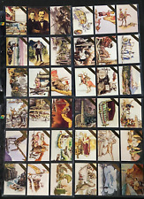 1990 DINOTOPIA PAINTED TRADING CARD SET