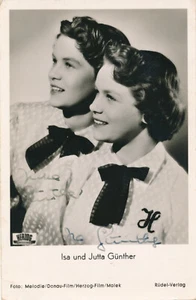 Original Autogramm auf Karte von Isa und Jutta Günther - Picture 1 of 2
