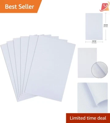 Paño de algodón Aida de 6 piezas - 14 unidades, ideal para creaciones de punto de cruz Foto 1 de 4