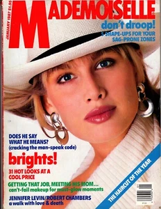 Mademoiselle Magazine January 1987 Hunter Reno HAIRCUT OF THE YEAR - Picture 1 of 1