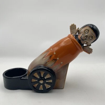 Yankee Candle Boney Bunch Esqueleto Cañón Halloween Té Luz Candelabro Foto 1 de 4