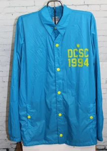 DC Men's Field Tech Mesh Lined DWR Windbreaker Jacket Large Blue New  - Picture 1 of 1