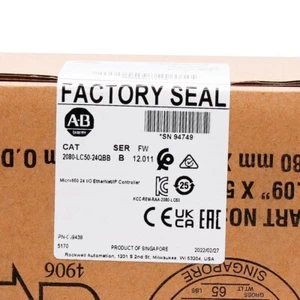 NUEVO AB 2080-LC50-24QBB Micro850 Ethernet I/P Controlador Sellado - Imagen 1 de 3