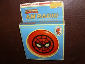 Vintage Spider-Man Marvel Secret Wars AM Radio Avengers Marvelmania NEW MIB 1984 - Picture 1 of 12