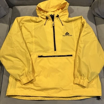 RARE- Vintage - TRUMP PLAZA - Yellow Half Zip Pullover Jacket - Donald Trump- XL - Image 1 of 4