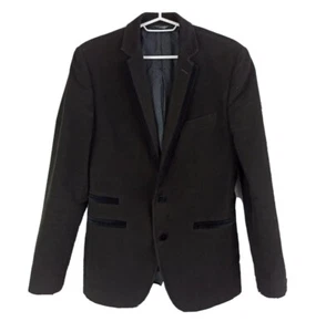 Dolce&Gabbana Mens Velour Blazer Dark Brown IT46 S - Picture 1 of 10