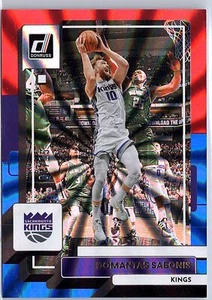 2022-23 Donruss #139 Domantas Sabonis Holo Red/Blue - Picture 1 of 2