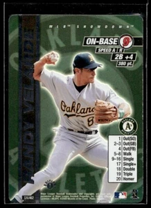 2000 MLB Showdown 1st Edition Foil Randy Velarde Oakland Athletics #326 - Picture 1 of 2
