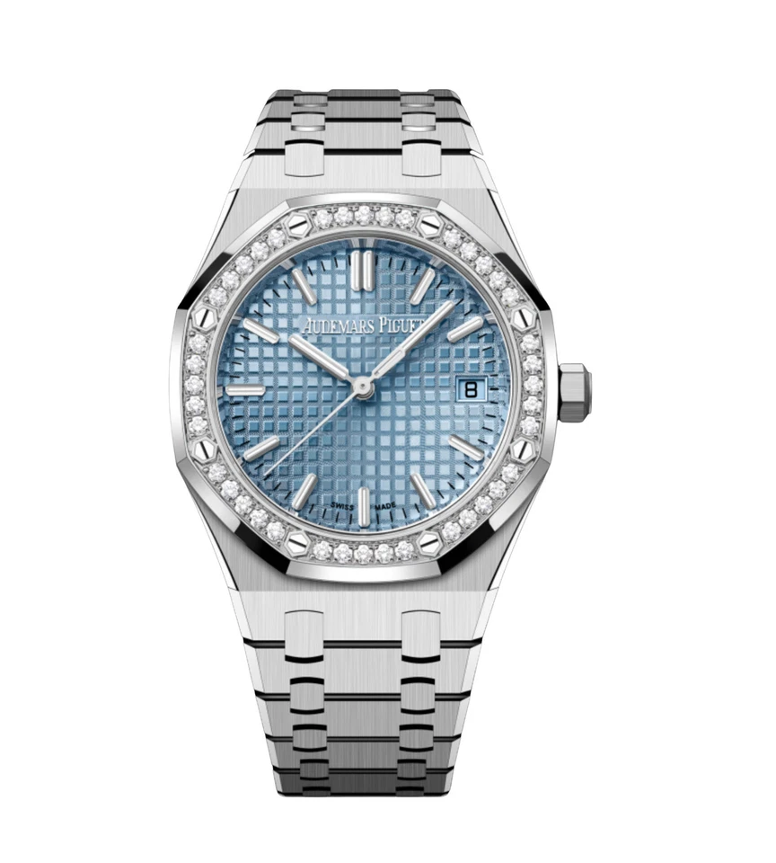 Audemars Piguet Royal Oak Blue Men's Watch - 15551ST.ZZ.1356ST.01